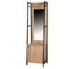 Dressing L.52 cm avec miroir BONO 1 porte, 1 penderie