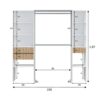 telechargement_4_805af5f2-33a1-4f66-8160-2242b20442e8 Aménagement De Dressing 3 Tiroirs Blanc/bois Clair - Yana - L 190 X L 40 X H 187 Cm