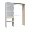 telechargement_4_9740d81f-a5b7-4870-9955-f3bf4628d154 Aménagement Dressing Réversible Blanc/chêne - Daji - L 158 X L 40 X H 187 Cm