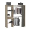 Armoire dressing extensible MOKA imitation Chêne kronberg