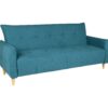 Banquette lit BIMBO tissu Bleu canard