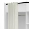 Kit dressing avec rideau L.100 cm MOVE blanc