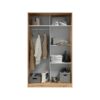 Armoire 2 portes TOP imitation chêne