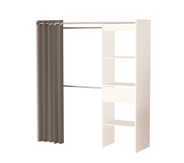 telechargement_5_1db29e66-a683-42eb-bea1-2bcbea8e24fc Armoire dressing extensible MOKA Blanc perle et rideau gris