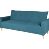 Banquette lit BIMBO tissu Bleu canard