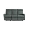Canapé relax 3 places OSCAR tissu Gris anthracite