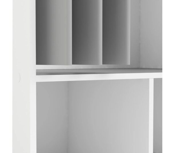 Kit dressing avec rideau gris L.105 cm OPTIMAL 2 blanc
