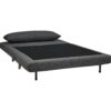 Canapé 2 places convertible IGLOO tissu gris