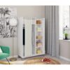 Kit dressing avec rideau L.100 cm MOVE blanc