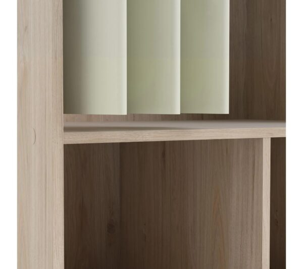 telechargement_6 Kit dressing avec rideau beige L.105 cm OPTIMAL 2 imitation chêne