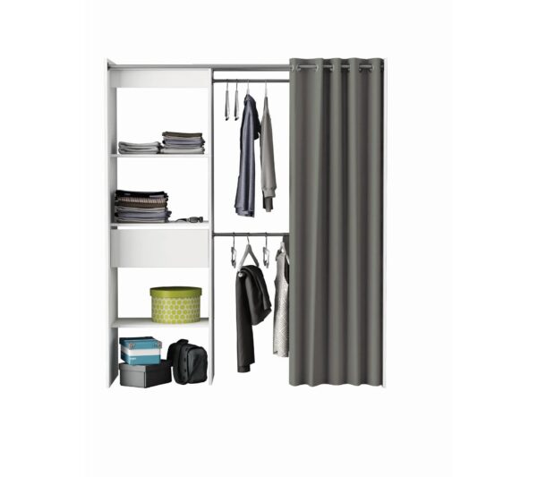 telechargement_69ff4542-a56f-44b9-8b94-f403cded43e8 Armoire dressing extensible MOKA Blanc perle et rideau gris