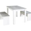 telechargement_6_35706e4b-4e93-45a2-b5e6-c1f0f8081506 Ensemble table à manger et 2 bancs design PASTA Blanc et imitation béton