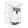 Dressing d'angle modulable MALLORY style industriel