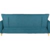 Banquette lit BIMBO tissu Bleu canard