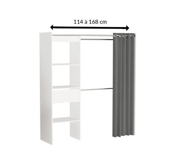 telechargement_6_91d61c82-d0e7-4afd-b28d-8e2f2ecd361d Armoire dressing extensible MOKA Blanc perle et rideau gris