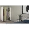 Kit dressing avec rideau L.100 cm MOVE blanc