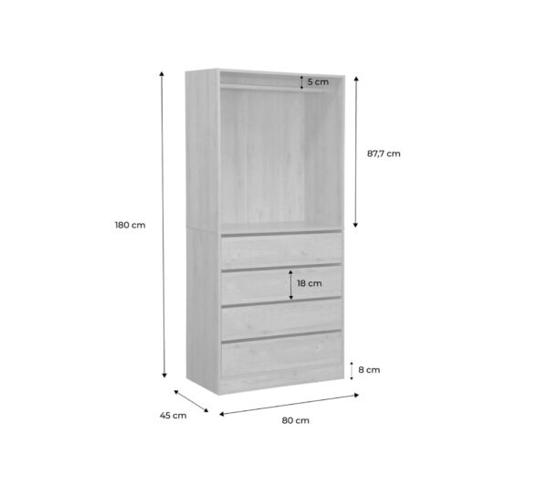 telechargement_7_74ab8992-b008-465a-8253-f33af485c08e Module Dressing Avec 4 Tiroirs Et 1 Penderie Naturel. Panneaux Stratifiés