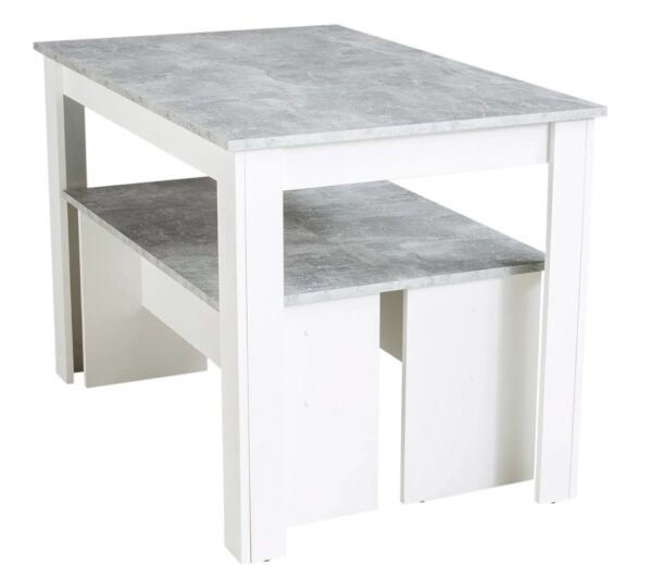 telechargement_7_d8fa6cad-2136-40a8-89ac-f1bd35c6cd8b Ensemble table à manger et 2 bancs design PASTA Blanc et imitation béton