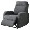 Fauteuil Relax OSCAR Tissu Gris Clair