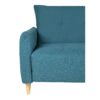 Banquette lit BIMBO tissu Bleu canard