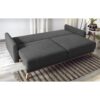 Canapé 3 places convertible avec coffre BALIO Gris anthracite