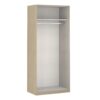 Armoire dressing imitation chêne EXTENSO L.200 compo 3