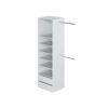 telechargement_d3a12d96-123f-4377-8bed-9d1a381034c7 Kit Dressing 1 Colonne 2 Penderies Et 2 Tiroirs - Blanc - L 117 X P 48 X H 200