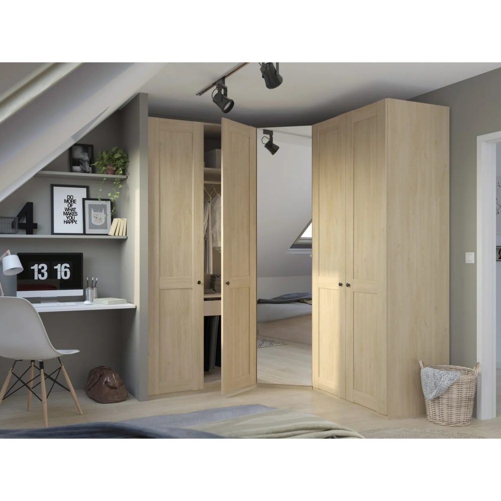 telechargement_1_51dbead8-92f6-4465-9820-6b5642620c42 Caisson L100 x P59 x H232 cm Extenso imitation chêne