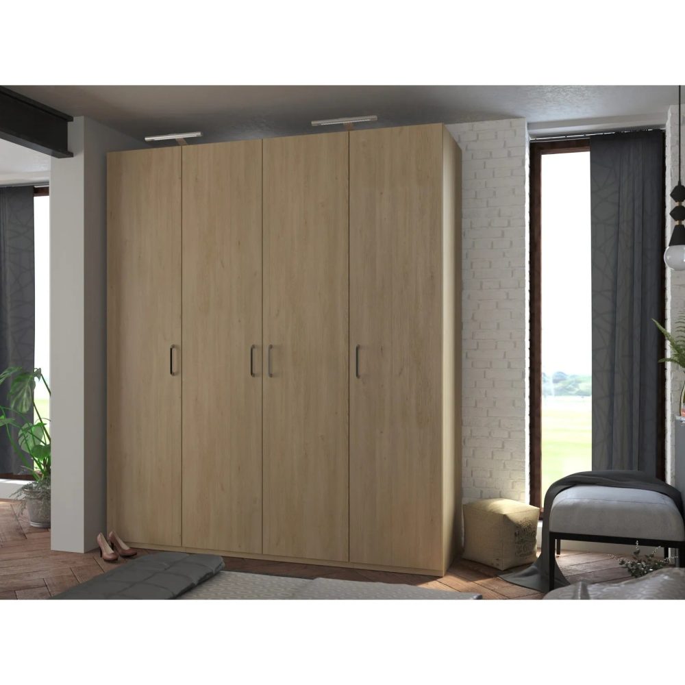 Caisson L50 x P59 x H232 cm Extenso imitation chêne