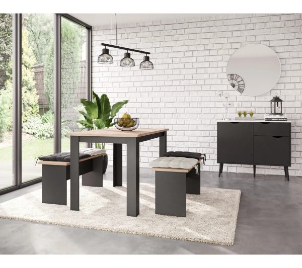 telechargement_2e23ddd7-90c7-44e0-9a1e-e050b30b2485 Ensemble table à manger et 2 bancs PASTA noir et imitation chêne