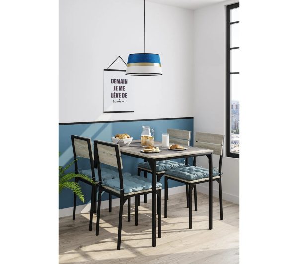 telechargement_4013db8d-e8ea-4b6f-8649-8be8c531f560 Ensemble table + 4 chaises EDISON Noir et Imitation chêne